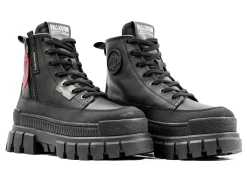 REVOLT BOOT ZIP LEATHER